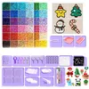 24000 Bügelperlen Set, 48 Farben 2.6 mm Steckperlen für Produktbild-Vorschau 1