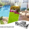 MEXO Gartenlounge-Set Gartenmöbel Set Aluminium Loungeset Produktbild-Vorschau 14