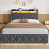 okwish Polsterbett 140×200 mit offenen Produktbild-Vorschau 5
