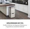 Klarstein Touchless Mülleimer Sensor-Mülleimer, 72 Liter Produktbild-Vorschau 2