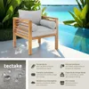 Fauteuil de jardin Boka, bois lasuré, supporte env. 120 kg Voir les images du produit 2