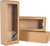 Obdélníková krabice s okénkem, dárková krabice 40x15x10 cm Náhled obrázku produktu 10