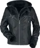 Black Premium by EMP Damen schwarze Kunstlederjacke im Produktbild-Vorschau 1