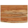 Mensola a muro 50x30x2,5 cm rettangolare in legno massiccio Anteprima dell’immagine prodotto 1