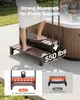 VEVOR Treppe für Whirlpools mit Handläufen 2-stufig 82 cm Produktbild-Vorschau 2