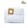 Two white vacuum cleaner bags are stacked on a white background. A logo for 'MisterVac' is in the top right corner. Náhled obrázku produktu