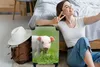 MuchoWow® Koffer Handgepäck Trolley Rollkoffer Kleine Produktbild-Vorschau 2