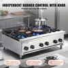 SucceBuy Cucina commerciale a gas con 6 bruciatori, 42 kW, Anteprima dell’immagine prodotto 4