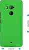 PhoneNatic Case kompatibel mit HTC U11 Eyes - Hülle grün Produktbild-Vorschau 2
