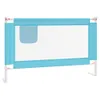 vidaXL Kleinkind-Bettschutzgitter Blau 120x25 cm Stoff Produktbild-Vorschau 1