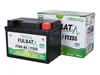 A black battery with a white and green label is shown next to its packaging box. Náhľad obrázku produktu
