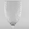 Verre à vin martelé « Estiva » transparent - 5 five simply Voir les images du produit 3