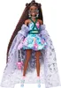Barbie Extra Fancy Puppe im lila Kleid mit Teddymuster Produktbild-Vorschau 4