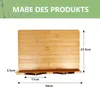 WAOHO Bambusový stojan na knihy, skládací držák na čtení, Náhled obrázku produktu 2