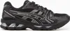 A black ASICS Gel-Kayano 14 running shoe with silver accents is shown from the side against a white background. Produktbild-Vorschau