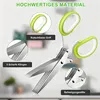 Kräuterschere Edelstahl 5 Klingen Küchen Schnittlauchschere Produktbild-Vorschau 13
