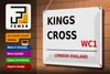 Blechschild London 30x20cm England Kings Cross WC1 Produktbild-Vorschau 4