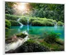 Wallario Wandbild Türkisgrüner See im Nationalpark in Produktbild-Vorschau 2