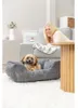 TRIXIE Orthopädisches Cord-Bett für Hunde und Katzen mit Produktbild-Vorschau 3