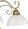 Lampada a sospensione decorativa crema 3 paralumi in vetro Anteprima dell’immagine prodotto 4
