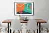 MuchoWow® Gerahmtes Poster Sommer - Formen - Abstrakt 90x60 Produktbild-Vorschau 3