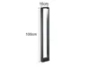 LED Pollerleuchte in Anthrazit 100cm - 2er Set Wegeleuchten Produktbild-Vorschau 4
