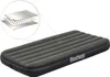 A gray inflatable air mattress with a diagram showing its layered construction. Náhled obrázku produktu