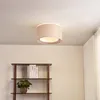 Lindby Deckenleuchte Soula, Ø 40 cm, beige, Kunststoff, E27 Produktbild-Vorschau 3