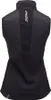 Back view of a black women's vest. Podgląd zdjęcia produktu