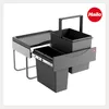 Hailo Tandem Abfallsammler 3644901 18+12 Liter für Schränke Produktbild-Vorschau 3
