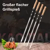 Grillspieße, 15x Kebabspieße 60cm Edelstahl, 2,5mm dick, Produktbild-Vorschau 2