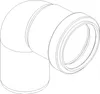 Poloplast POLO-KAL NG, Bogen, DN 50, 87°, 1 Stk. Produktbild-Vorschau 4