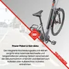 A close-up marketing image of an electric bicycle, with a street scene in the background. Produktbild-Vorschau