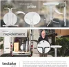Table haute EREN pliable avec housse 90x110 cm - blanc, par Voir les images du produit 7