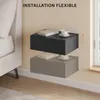 WOLTU 2er Set Nachttisch hängend, mit Schublade, 40x30x14 Produktbild-Vorschau 5