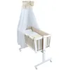 Baby-Delux Wiegenset Bettwäsche Set 6-tlg Waffelpique Produktbild-Vorschau 1
