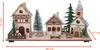 1.05 Houten kerstscène, dorp, verlicht - ongeveer 34 x 13 x Productafbeelding-voorbeeld 2