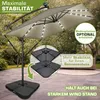 tillvex® Alu Parasol Rectangulaire Ø 330 cm avec LED Voir les images du produit 8