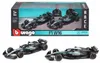 Bburago Mercedes-AMG W16 F1 Set 1:43 Antonelli Russell Produktbild-Vorschau 1