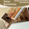 LS-LebenStil Holz Kochbuchhalter 23x18cm Braun Produktbild-Vorschau 7
