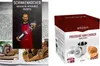 A collage showing a recipe book for a ham cooker and the packaging for a pressure ham cooker. Produktbild-Vorschau