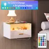 2x LED Hängender Nachttisch,Schwebender Nachtschrank mit Produktbild-Vorschau 6