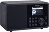 A black KENDO DAB+ Internetradio with a screen displaying station information and controls. Produktbild-Vorschau