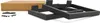 HEVVA - 30 cm hohe Möbelfüße GRAZ - 40 cm Tiefe, Schwarz, Produktbild-Vorschau 2
