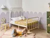 BELIANI Mitwachsendes Kinderbett Cremeweiß Metall mit Produktbild-Vorschau 2