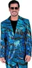 Pailletten Anzugjacke für Herren blau-getigert - XL Produktbild-Vorschau 4