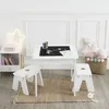 Stolik dla dzieci z tablicą do pisania + 2 taboret Podgląd zdjęcia produktu 2