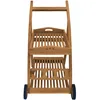 Teako Design Servierwagen Teakholz Teramo 2 Ablagen Produktbild-Vorschau 7