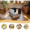 Bac à litière pliable et portable en tissu Oxford, sac pour Voir les images du produit 7