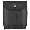 A black Instant Pot Vortex Slim Airfryer is shown from the front on a white background. The control panel is visible at the top. Produktbild-Vorschau